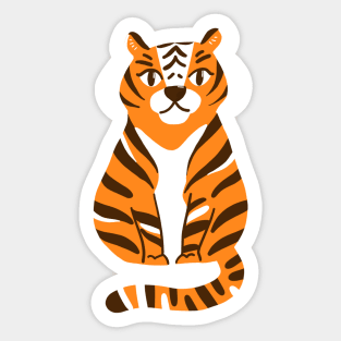 Cute tiger Sticker